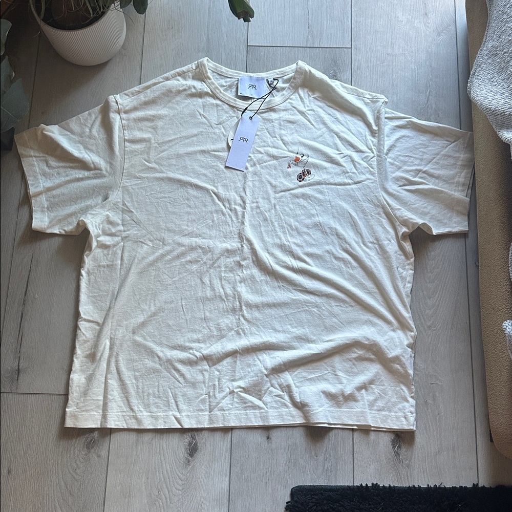 NWT RTA Oversized Vegas Off-white T-Shirt // size XL